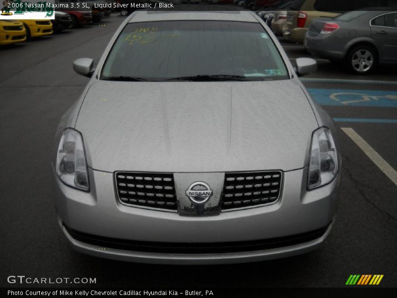 Liquid Silver Metallic / Black 2006 Nissan Maxima 3.5 SL