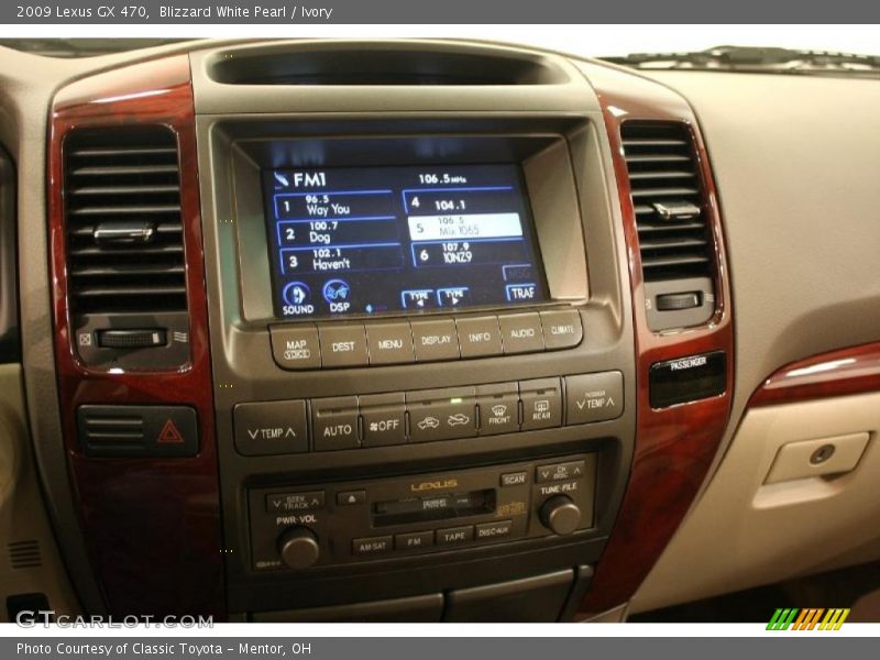 Blizzard White Pearl / Ivory 2009 Lexus GX 470