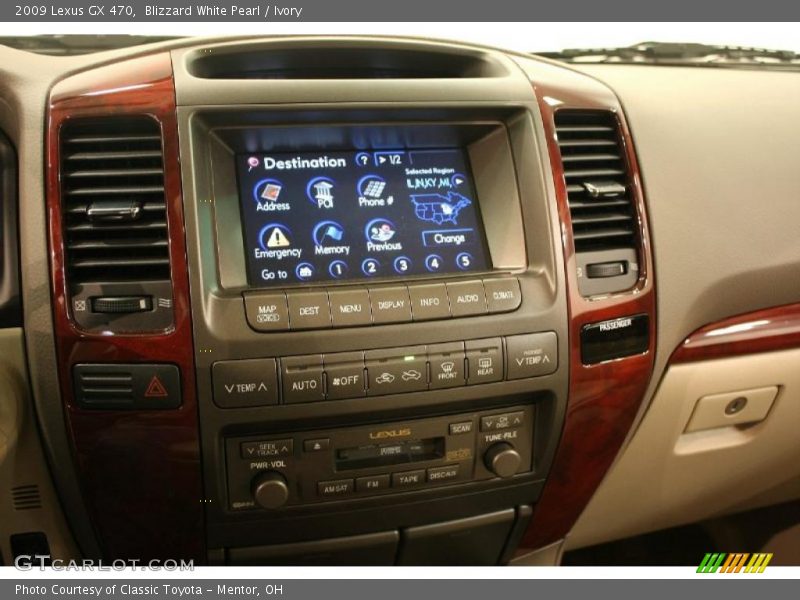 Blizzard White Pearl / Ivory 2009 Lexus GX 470