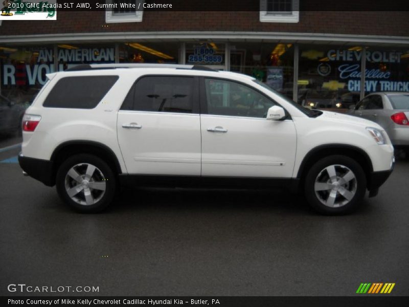 Summit White / Cashmere 2010 GMC Acadia SLT AWD