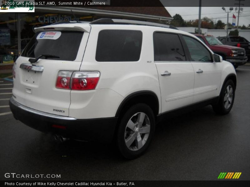 Summit White / Cashmere 2010 GMC Acadia SLT AWD