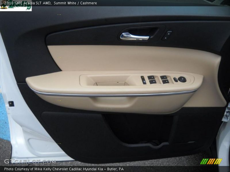Summit White / Cashmere 2010 GMC Acadia SLT AWD