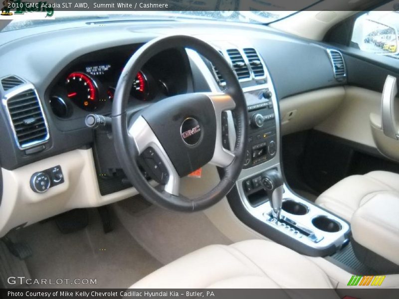Summit White / Cashmere 2010 GMC Acadia SLT AWD
