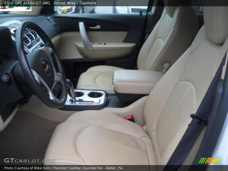 Summit White / Cashmere 2010 GMC Acadia SLT AWD