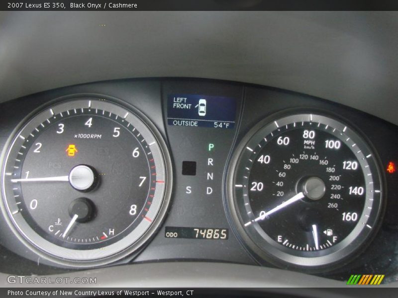 Black Onyx / Cashmere 2007 Lexus ES 350