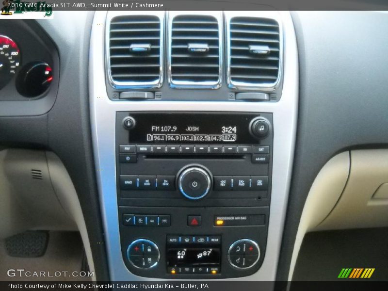 Summit White / Cashmere 2010 GMC Acadia SLT AWD