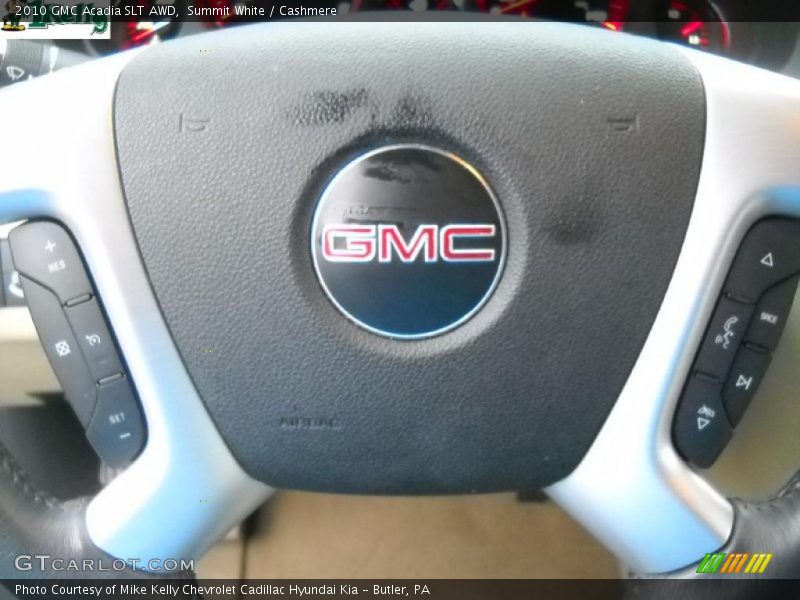 Summit White / Cashmere 2010 GMC Acadia SLT AWD