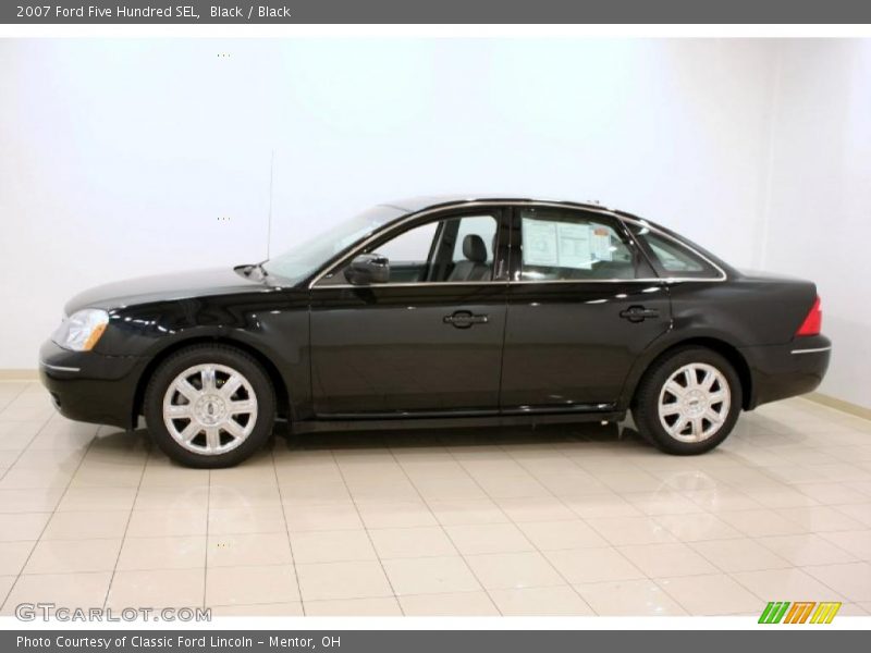 Black / Black 2007 Ford Five Hundred SEL