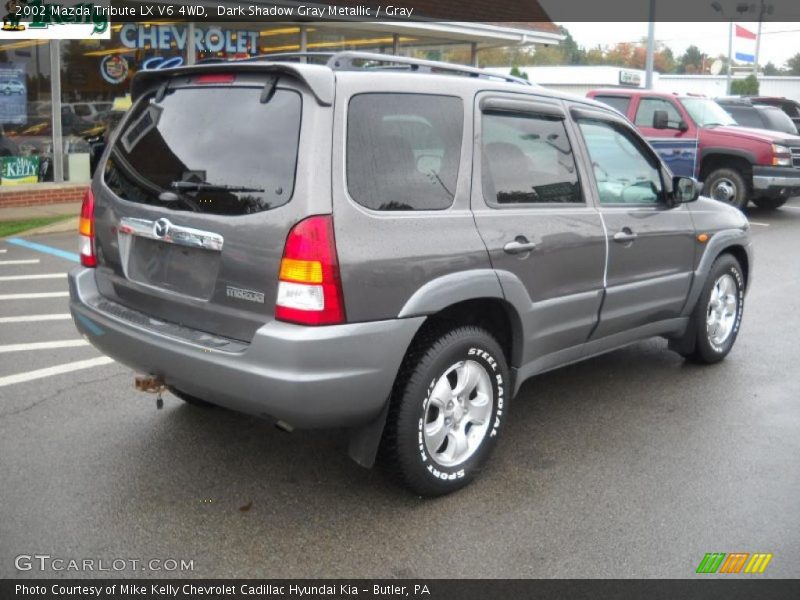 Dark Shadow Gray Metallic / Gray 2002 Mazda Tribute LX V6 4WD