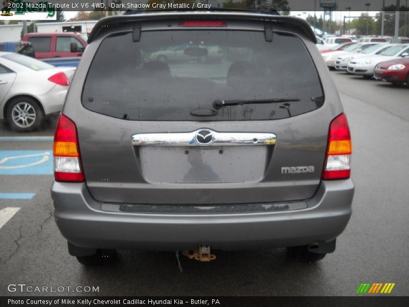 Dark Shadow Gray Metallic / Gray 2002 Mazda Tribute LX V6 4WD