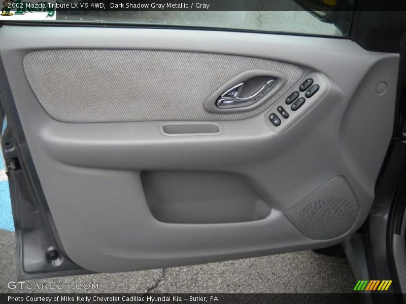 Dark Shadow Gray Metallic / Gray 2002 Mazda Tribute LX V6 4WD