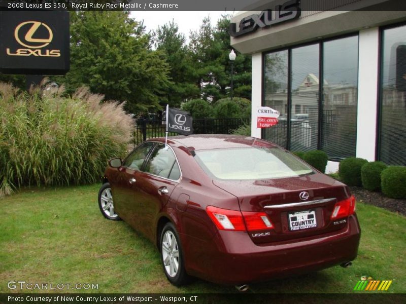 Royal Ruby Red Metallic / Cashmere 2008 Lexus ES 350