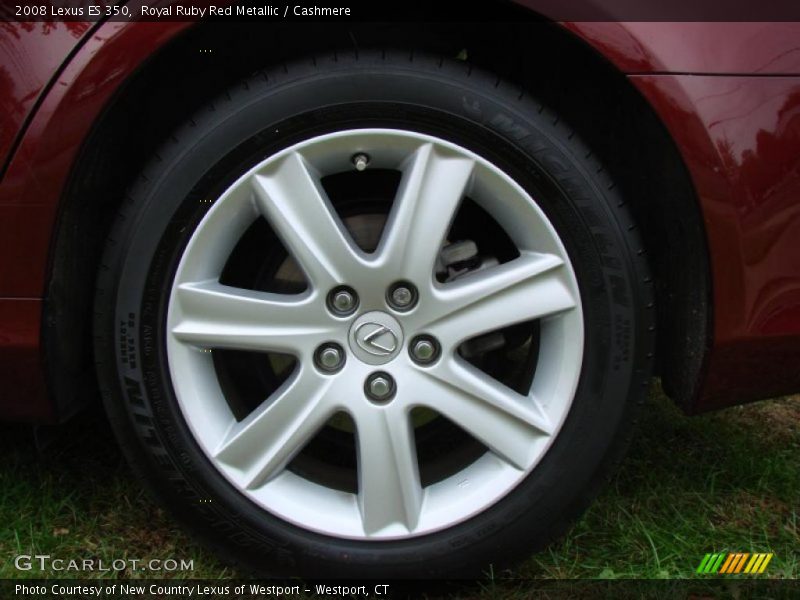 Royal Ruby Red Metallic / Cashmere 2008 Lexus ES 350