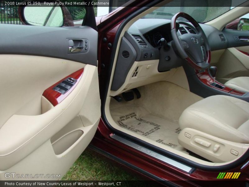 Royal Ruby Red Metallic / Cashmere 2008 Lexus ES 350