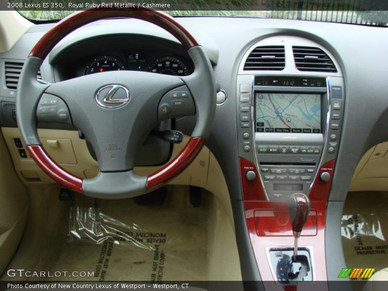 Royal Ruby Red Metallic / Cashmere 2008 Lexus ES 350