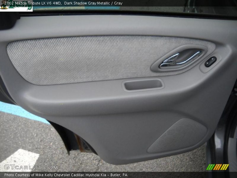 Dark Shadow Gray Metallic / Gray 2002 Mazda Tribute LX V6 4WD