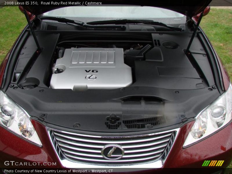Royal Ruby Red Metallic / Cashmere 2008 Lexus ES 350