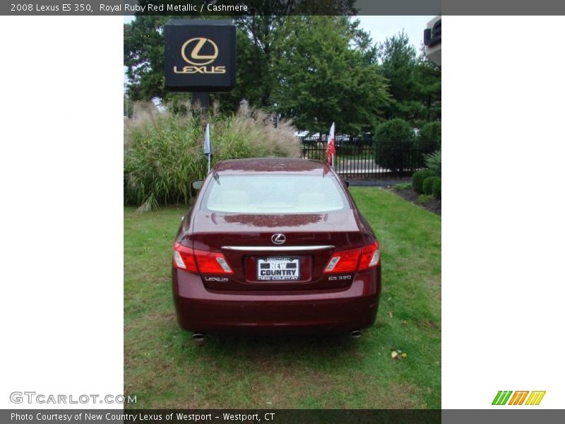 Royal Ruby Red Metallic / Cashmere 2008 Lexus ES 350