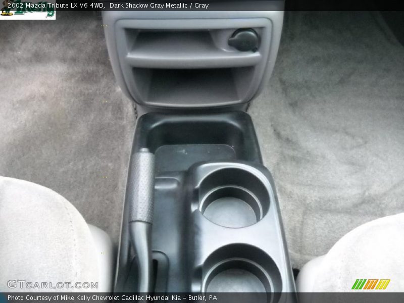 Dark Shadow Gray Metallic / Gray 2002 Mazda Tribute LX V6 4WD
