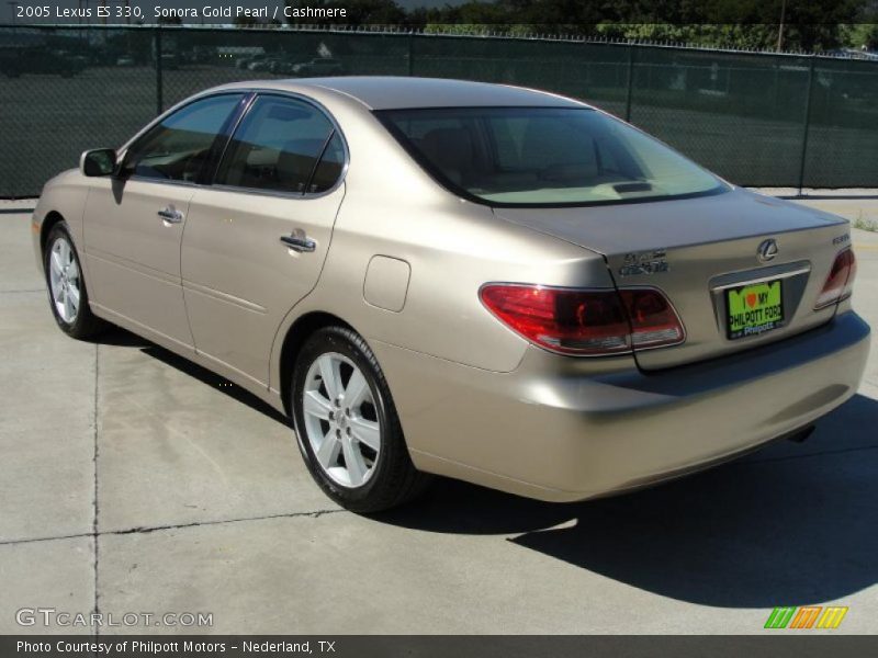 Sonora Gold Pearl / Cashmere 2005 Lexus ES 330