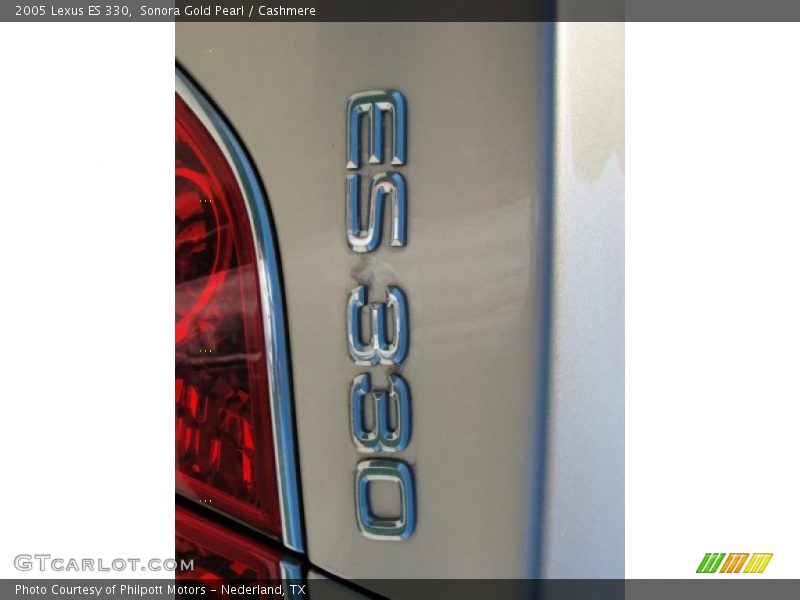 Sonora Gold Pearl / Cashmere 2005 Lexus ES 330