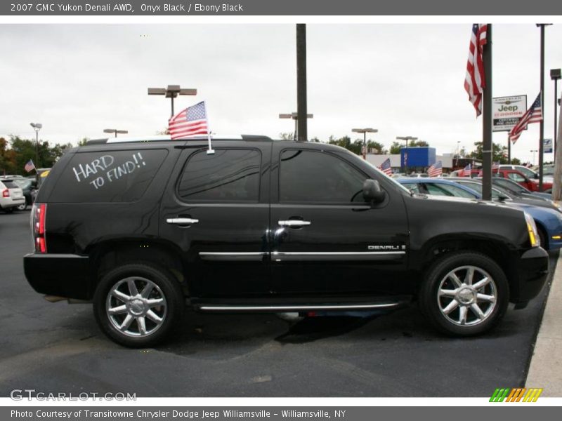 Onyx Black / Ebony Black 2007 GMC Yukon Denali AWD