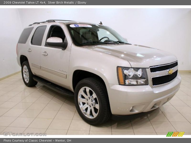 Silver Birch Metallic / Ebony 2009 Chevrolet Tahoe LT 4x4