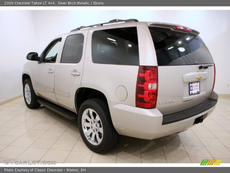 Silver Birch Metallic / Ebony 2009 Chevrolet Tahoe LT 4x4