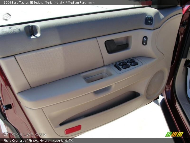Merlot Metallic / Medium Parchment 2004 Ford Taurus SE Sedan