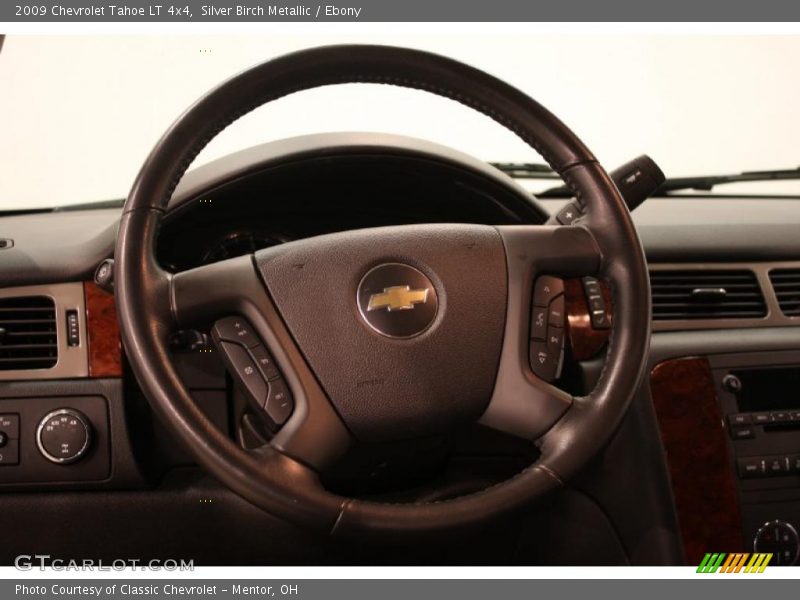 Silver Birch Metallic / Ebony 2009 Chevrolet Tahoe LT 4x4