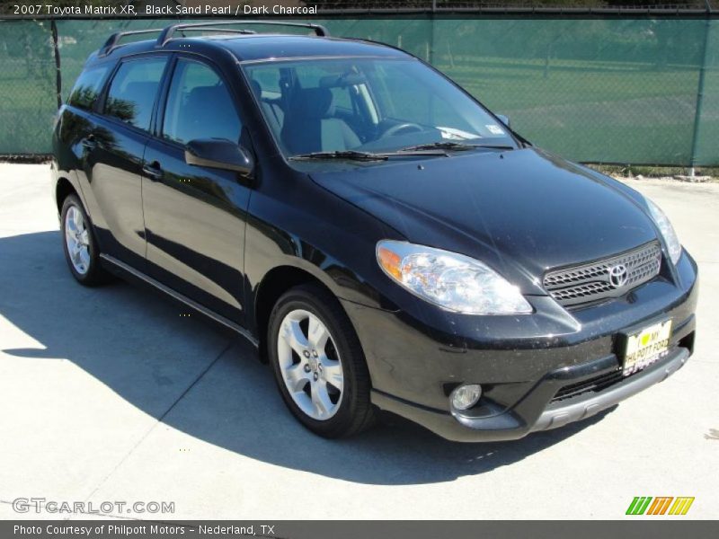 Black Sand Pearl / Dark Charcoal 2007 Toyota Matrix XR