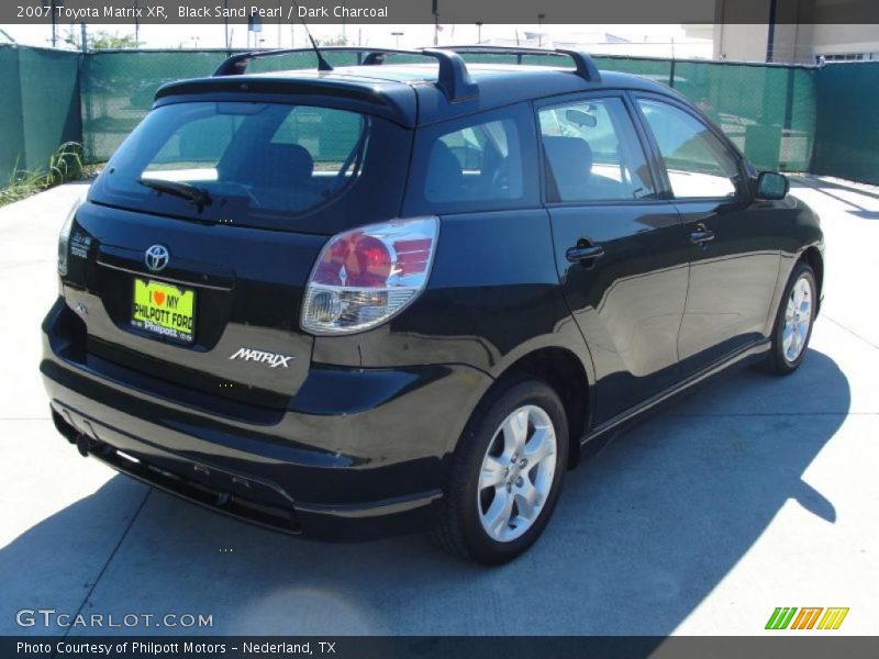 Black Sand Pearl / Dark Charcoal 2007 Toyota Matrix XR