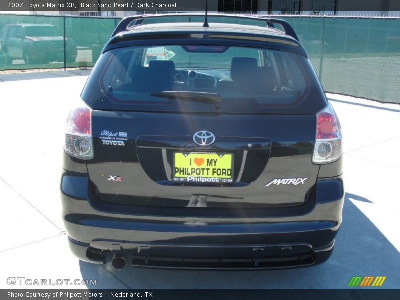 Black Sand Pearl / Dark Charcoal 2007 Toyota Matrix XR