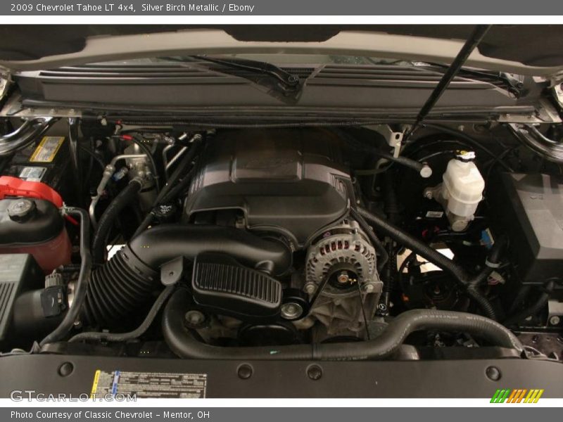 Silver Birch Metallic / Ebony 2009 Chevrolet Tahoe LT 4x4