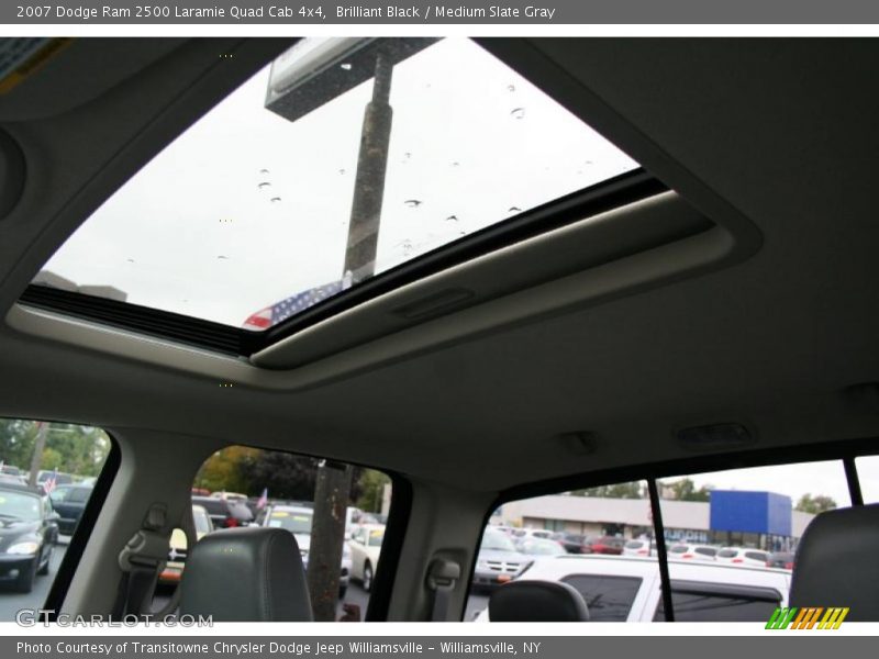 Brilliant Black / Medium Slate Gray 2007 Dodge Ram 2500 Laramie Quad Cab 4x4