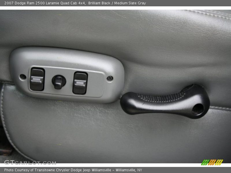 Brilliant Black / Medium Slate Gray 2007 Dodge Ram 2500 Laramie Quad Cab 4x4