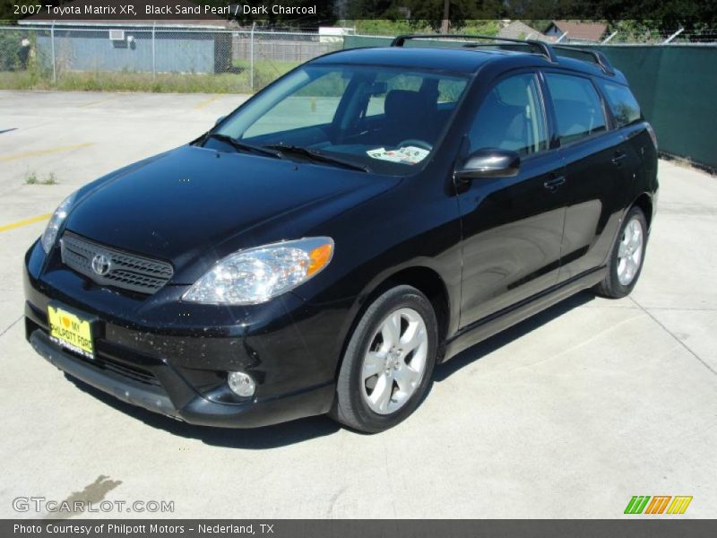 Black Sand Pearl / Dark Charcoal 2007 Toyota Matrix XR