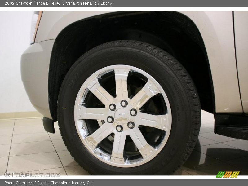 Silver Birch Metallic / Ebony 2009 Chevrolet Tahoe LT 4x4