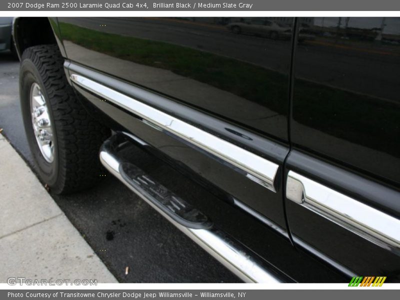 Brilliant Black / Medium Slate Gray 2007 Dodge Ram 2500 Laramie Quad Cab 4x4