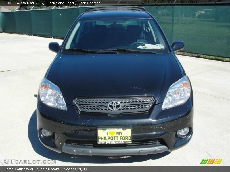Black Sand Pearl / Dark Charcoal 2007 Toyota Matrix XR