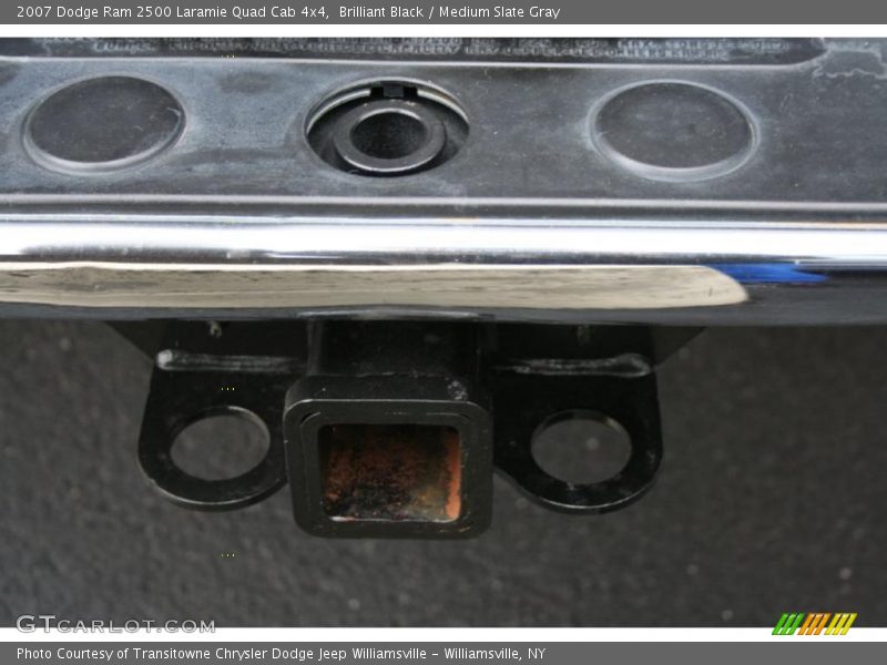 Brilliant Black / Medium Slate Gray 2007 Dodge Ram 2500 Laramie Quad Cab 4x4