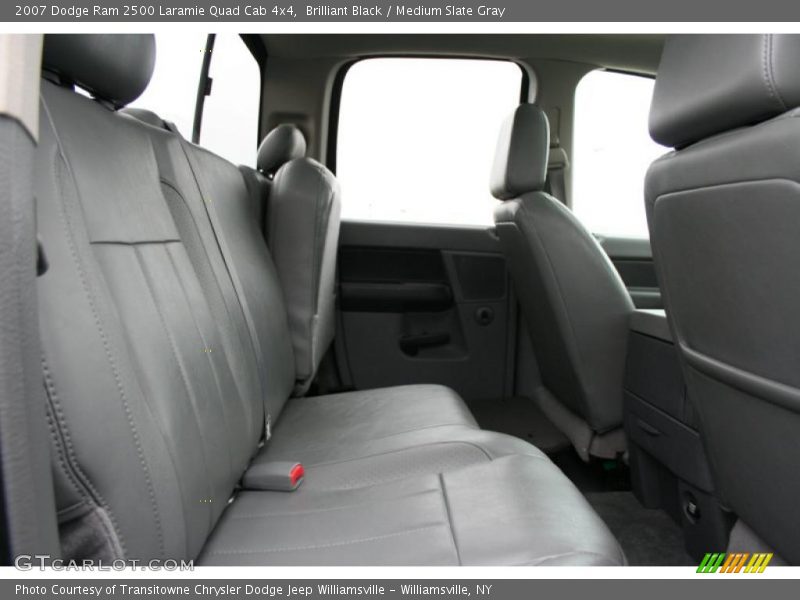Brilliant Black / Medium Slate Gray 2007 Dodge Ram 2500 Laramie Quad Cab 4x4