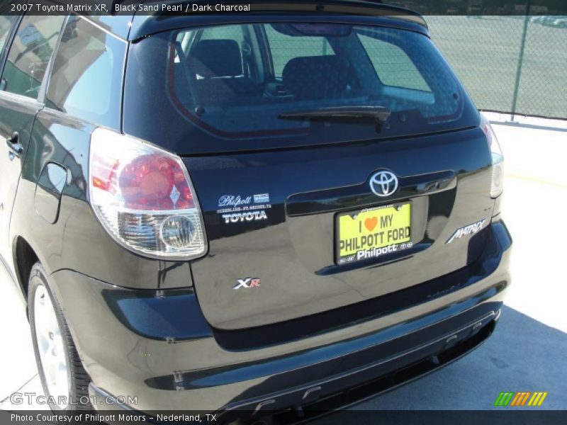 Black Sand Pearl / Dark Charcoal 2007 Toyota Matrix XR