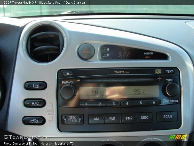 Black Sand Pearl / Dark Charcoal 2007 Toyota Matrix XR