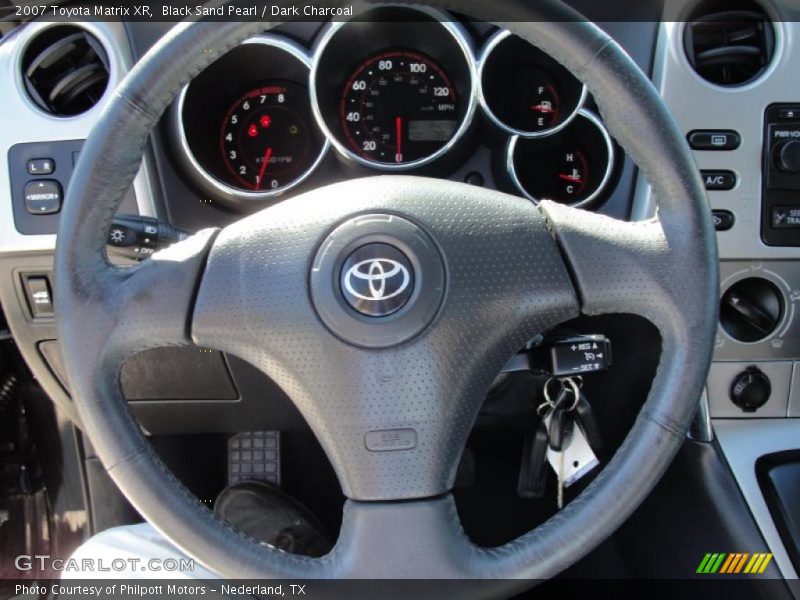Black Sand Pearl / Dark Charcoal 2007 Toyota Matrix XR