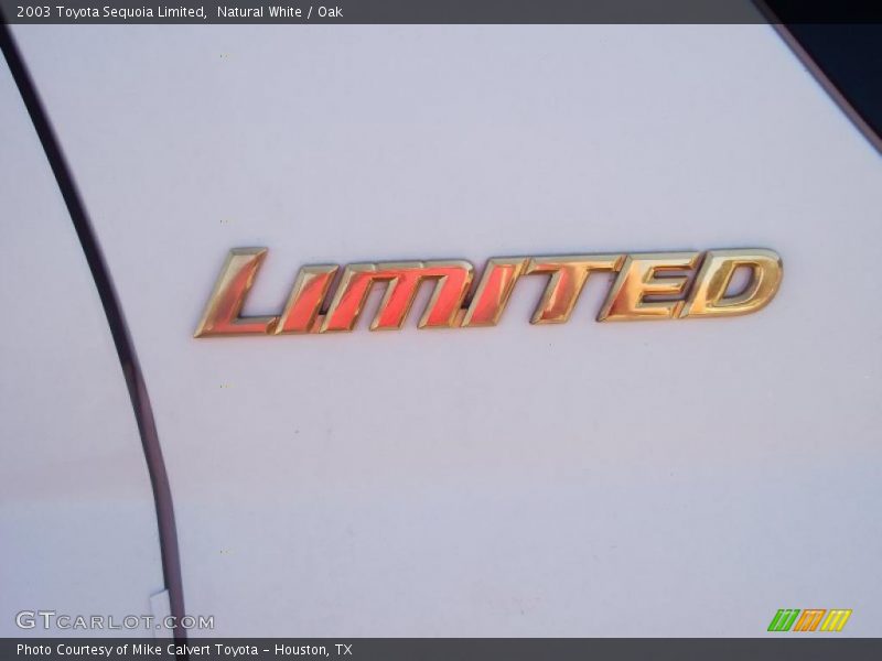 Natural White / Oak 2003 Toyota Sequoia Limited