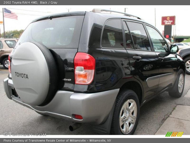 Black / Gray 2002 Toyota RAV4 4WD