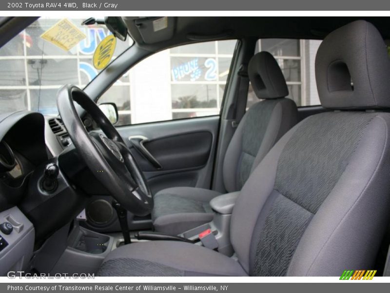 Black / Gray 2002 Toyota RAV4 4WD