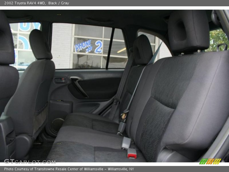 Black / Gray 2002 Toyota RAV4 4WD
