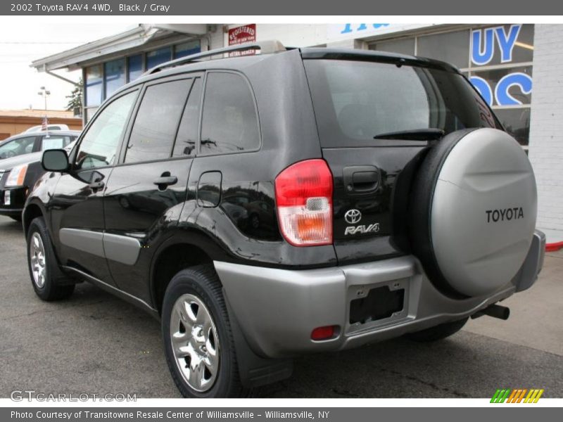 Black / Gray 2002 Toyota RAV4 4WD